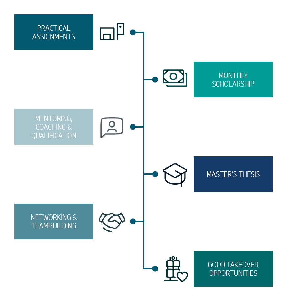 Program content of the masters programme "Fastlane"