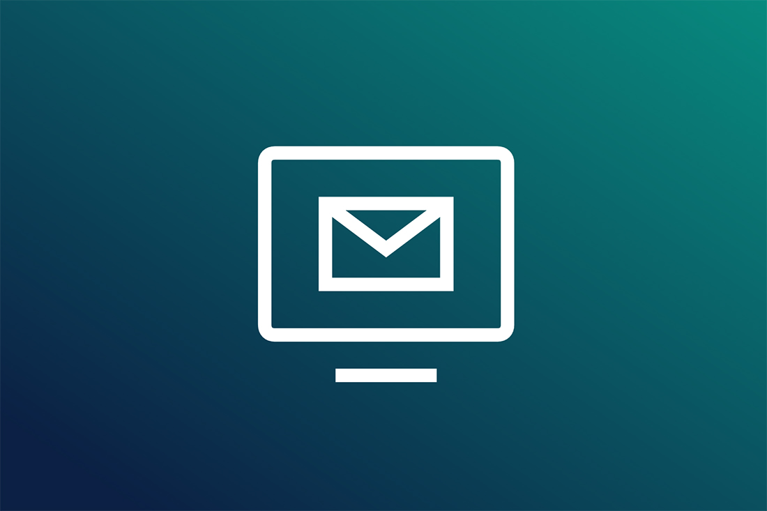 Icon shows a computer with a letter