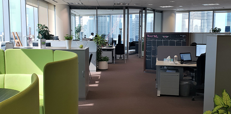 This picture shows the Office in Dubai.