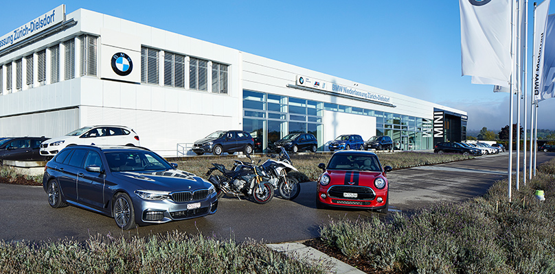 This picture shows an Exterior view of the BMW GROUP in Zurich, Switzerland.