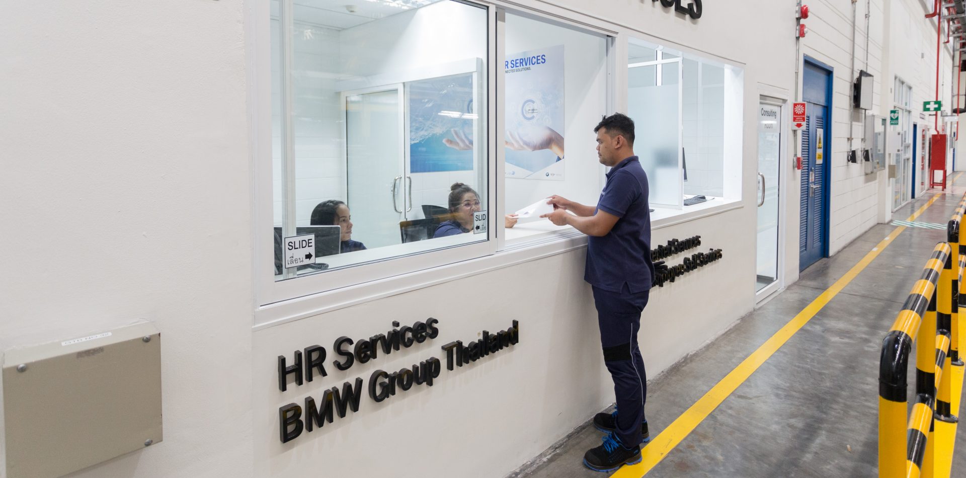 This picture shows HR Services at BMW Manufacturing Thailand.