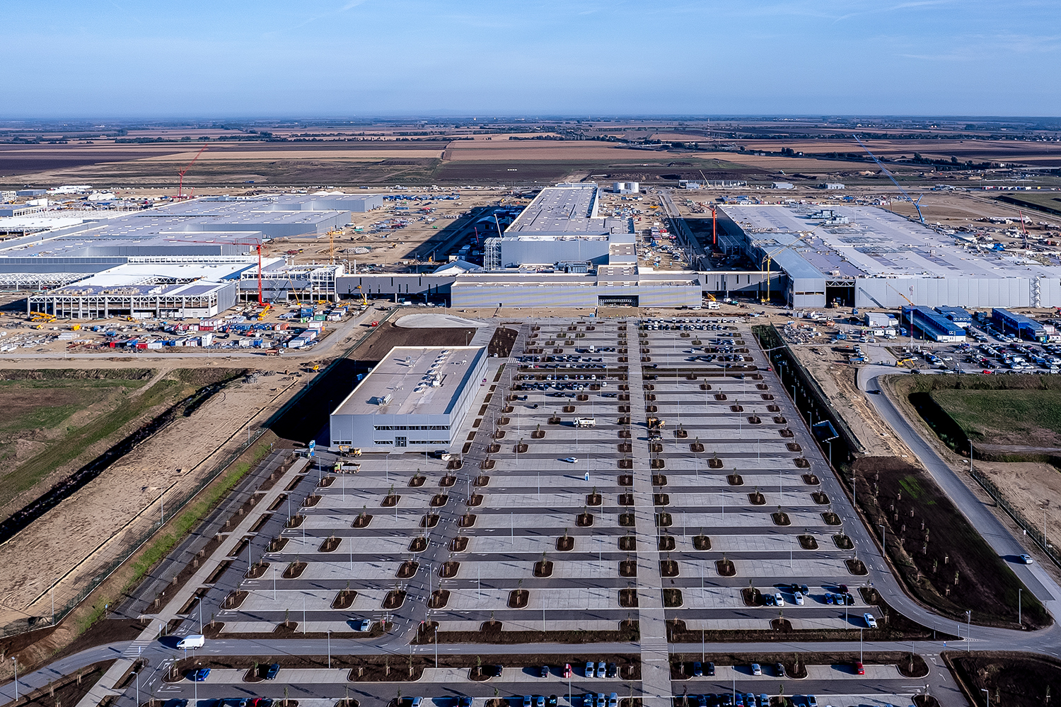 BMW Group Plant Debrecen aerial view