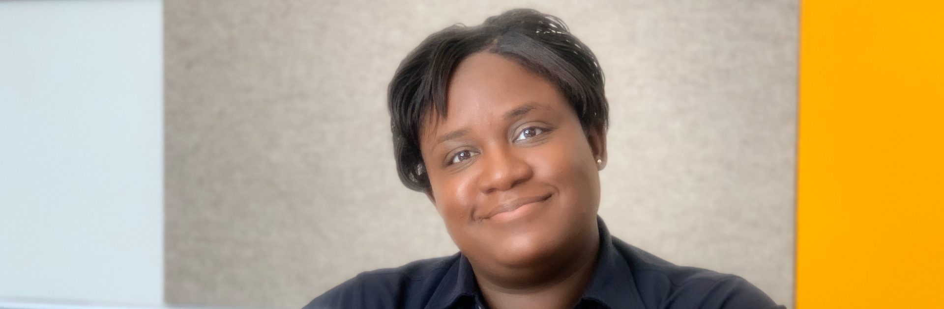 This picture shows Tameka who works at BMW.