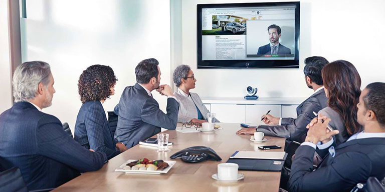 The picture shows a group of BMW professionals working in Corporate Communications having a meeting.
