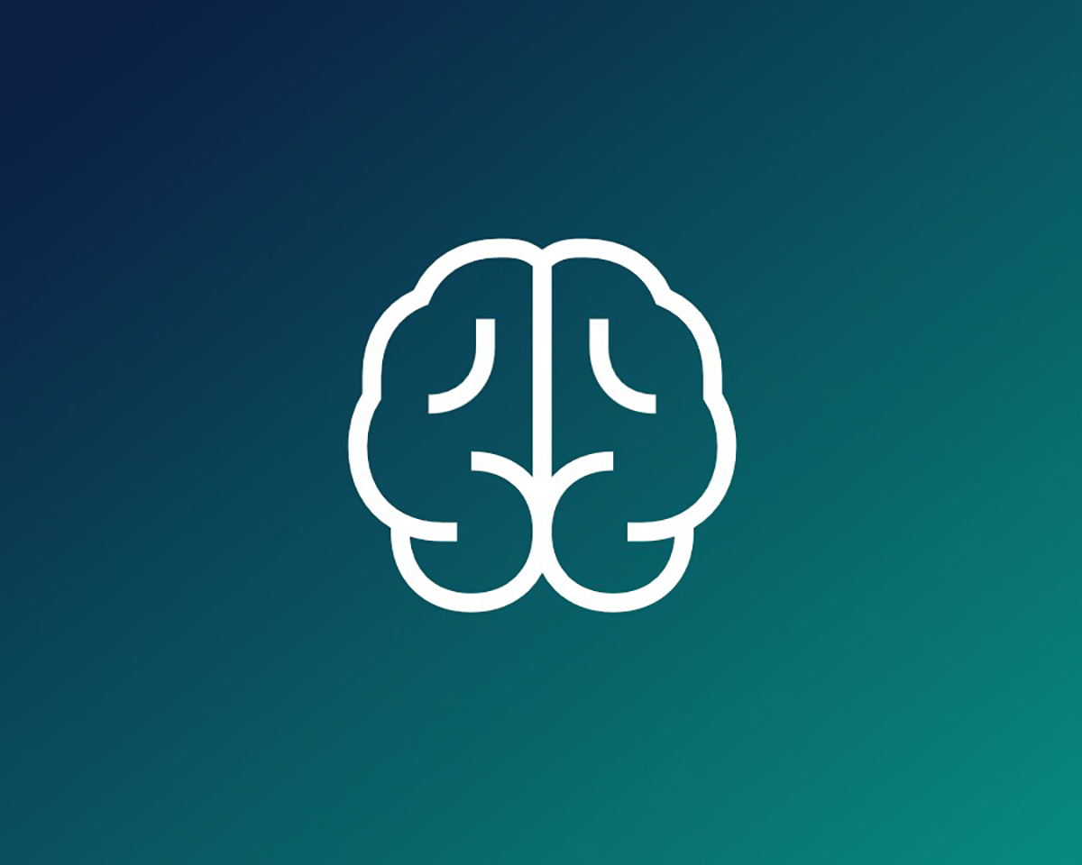 An icon on a green background shows a brain