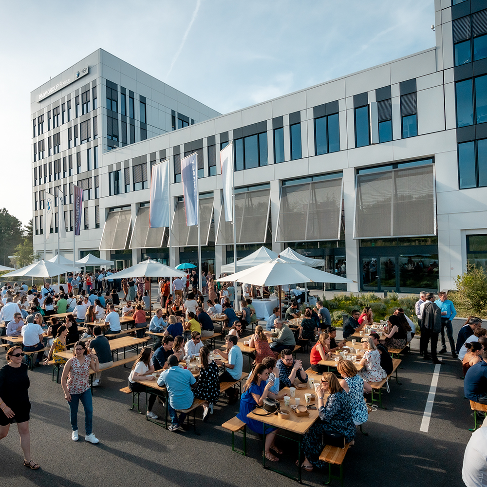 Fête estivale au Campus Hélice du groupe BMW