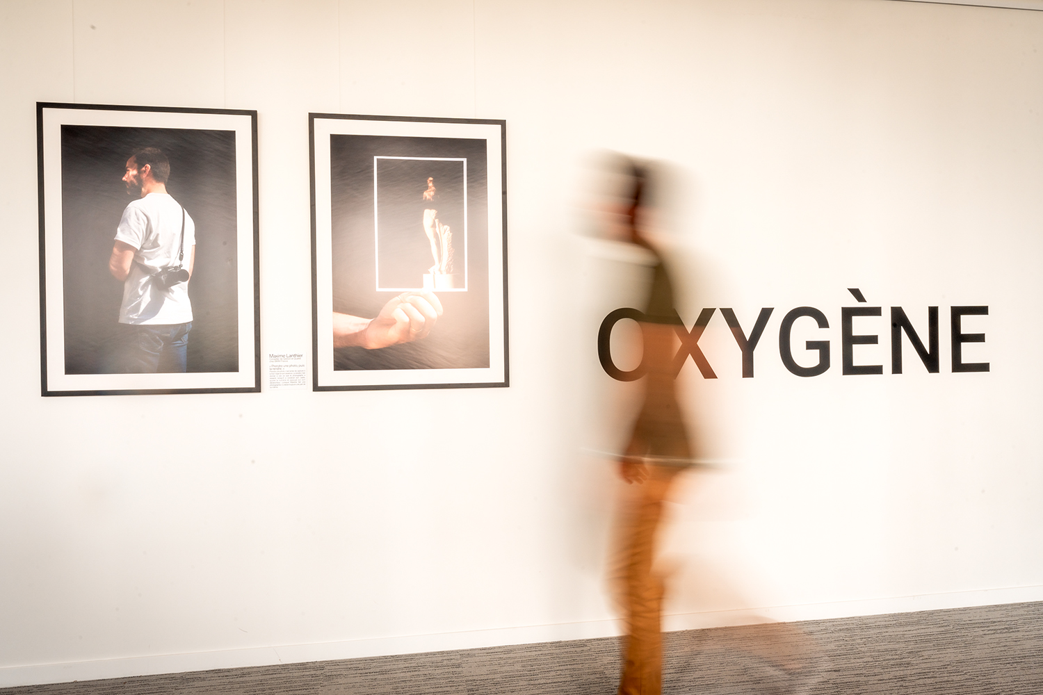 Art gallery in the hallway of the BMW Group building