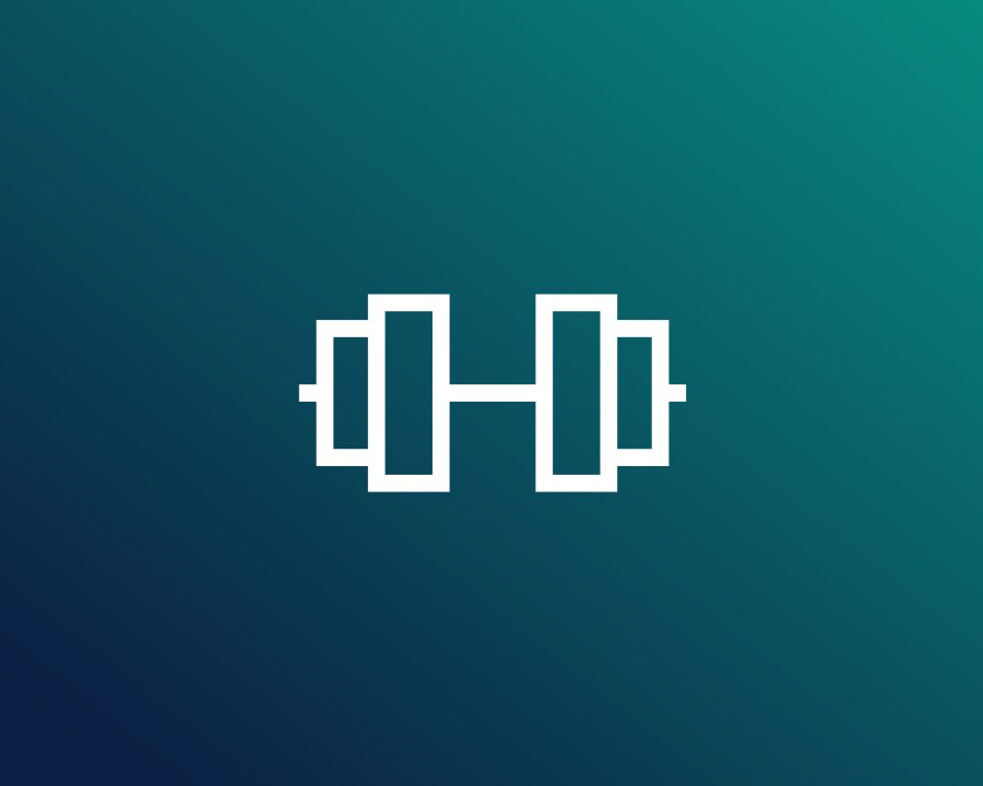 Icon shows a dumbbell