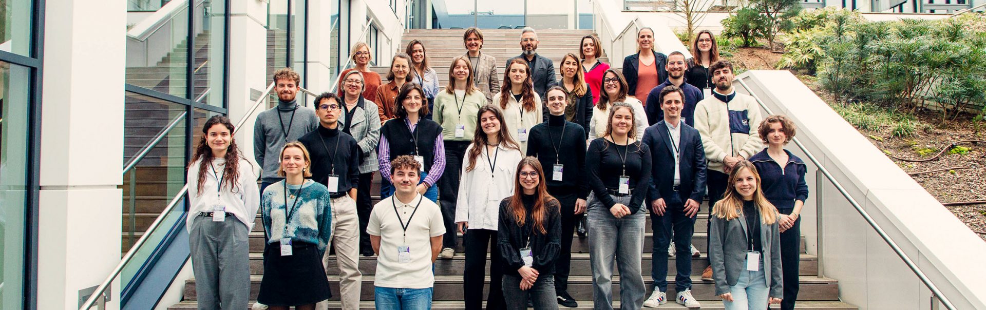 Group picture of students at BMW Group