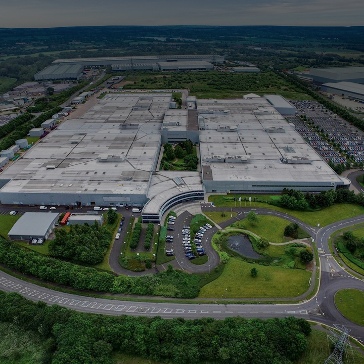 BMW logo and BMW Group plant Hams Hall.