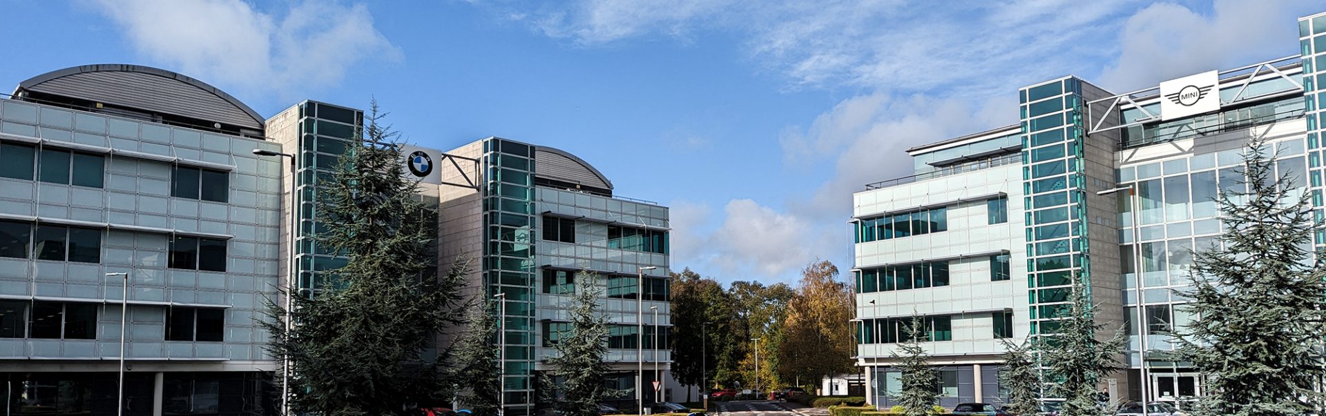 Picture of the BMW Group office building in Farnborough