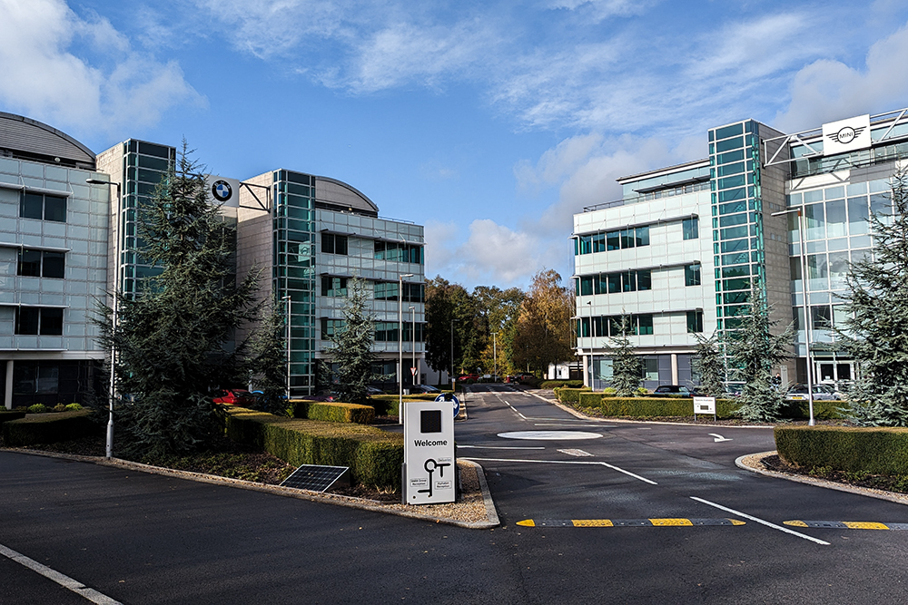 Picture of the BMW Group office building in Farnborough