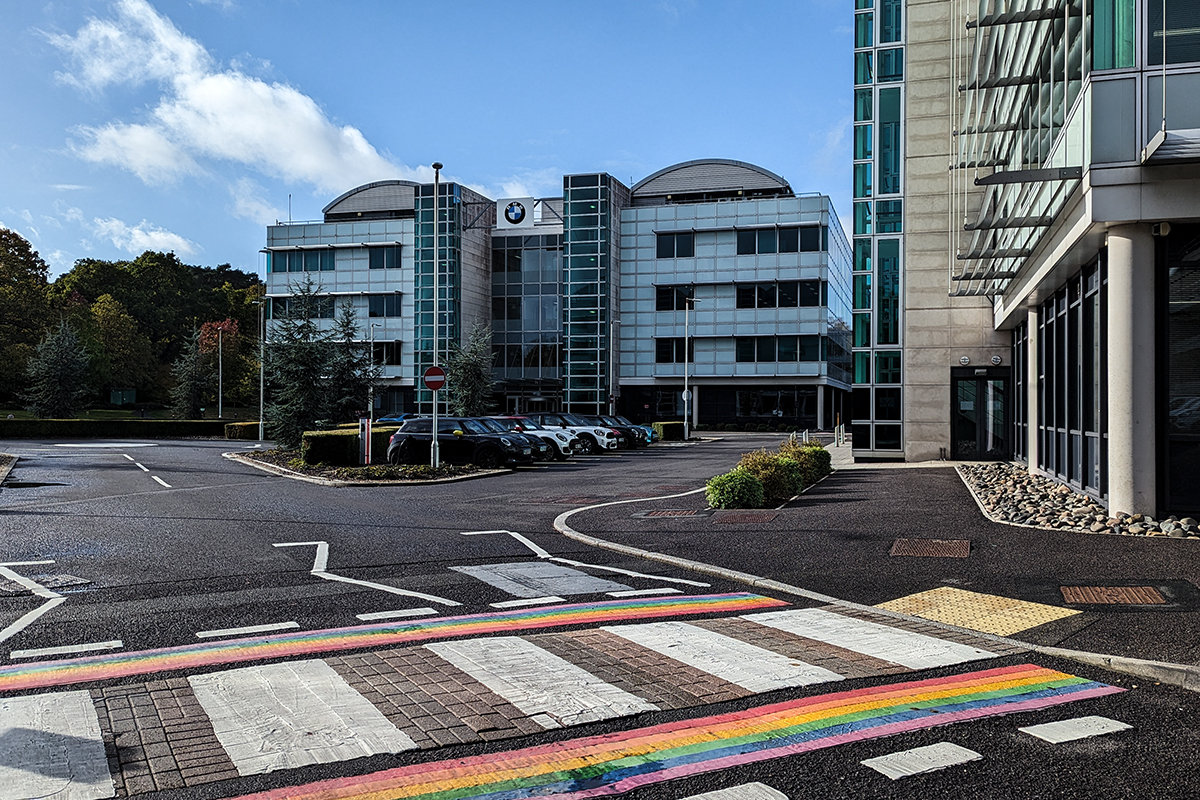 BMW Office Building in Farnborough.