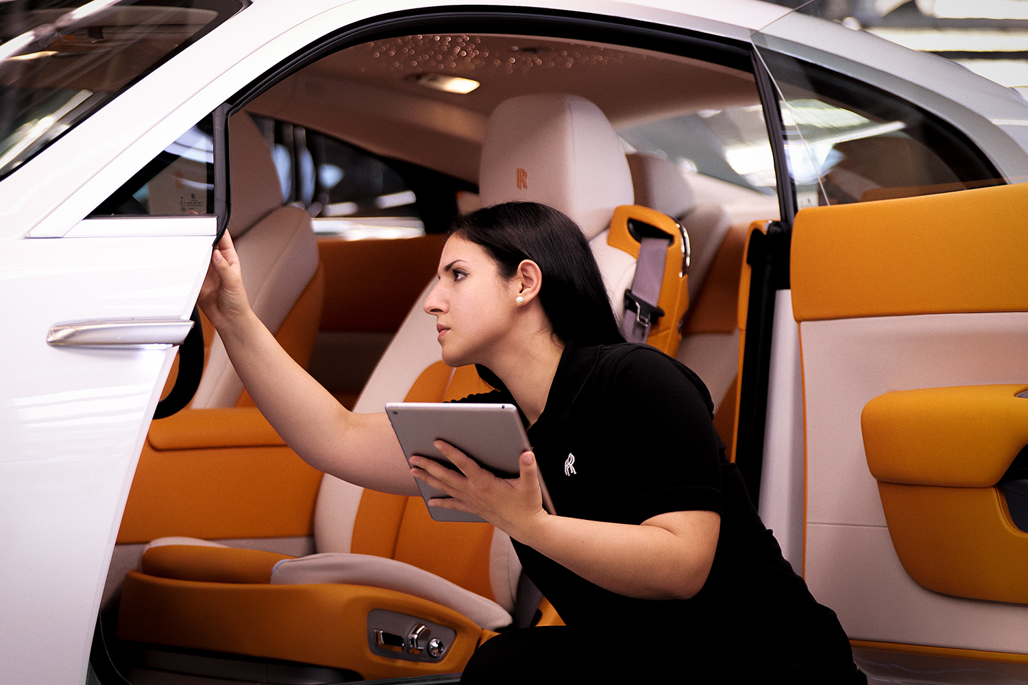 Rolls Royce Manufacturing employee working in Quality Management.