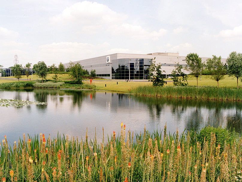 BMW Group Hams Hall production site and surrounding area.