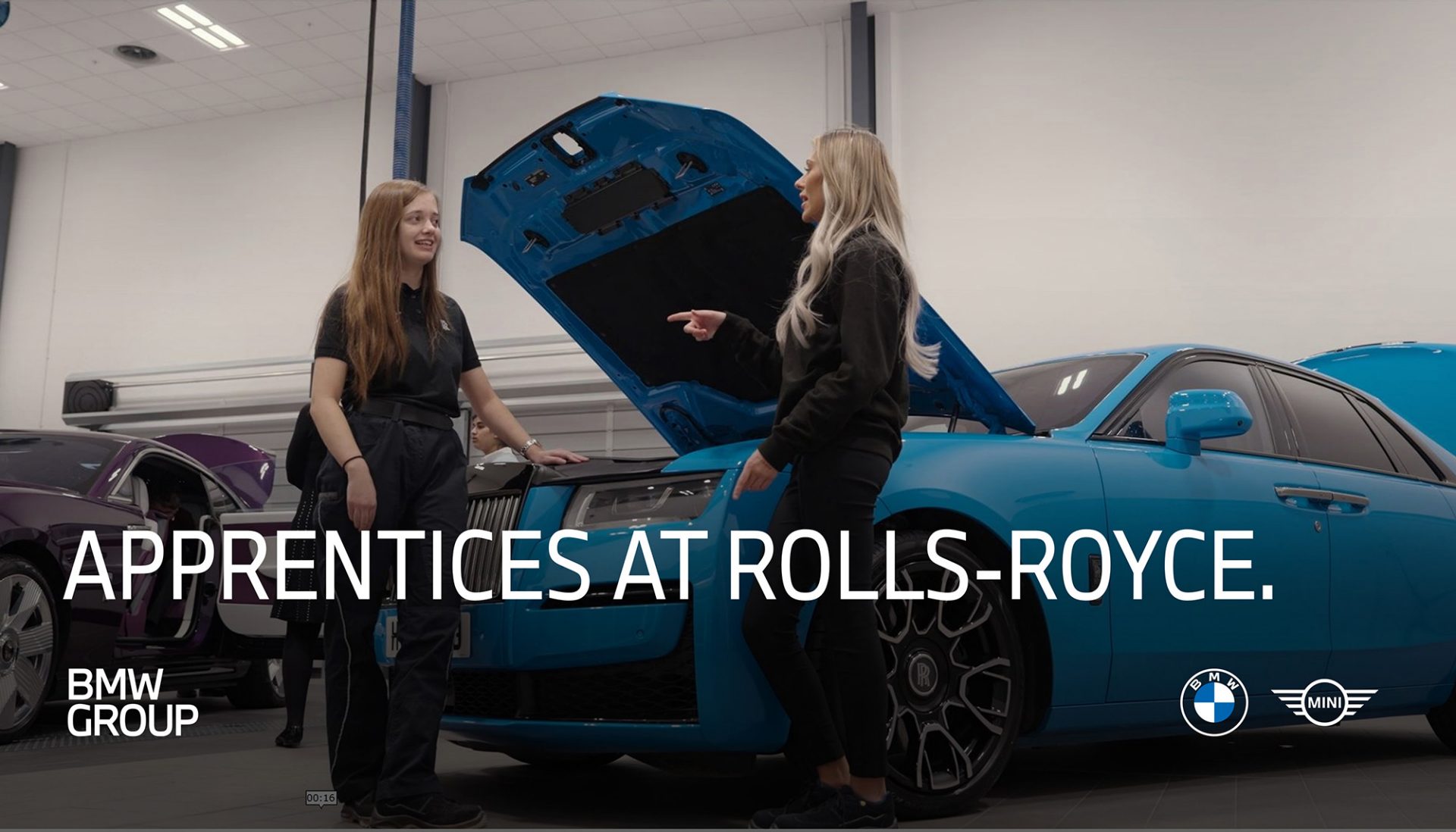 Apprenticeships at Rolls-Royce Motor Cars.