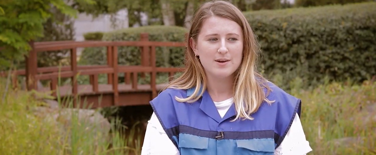 Becky, a HR intern at the BMW plant Hams Hall