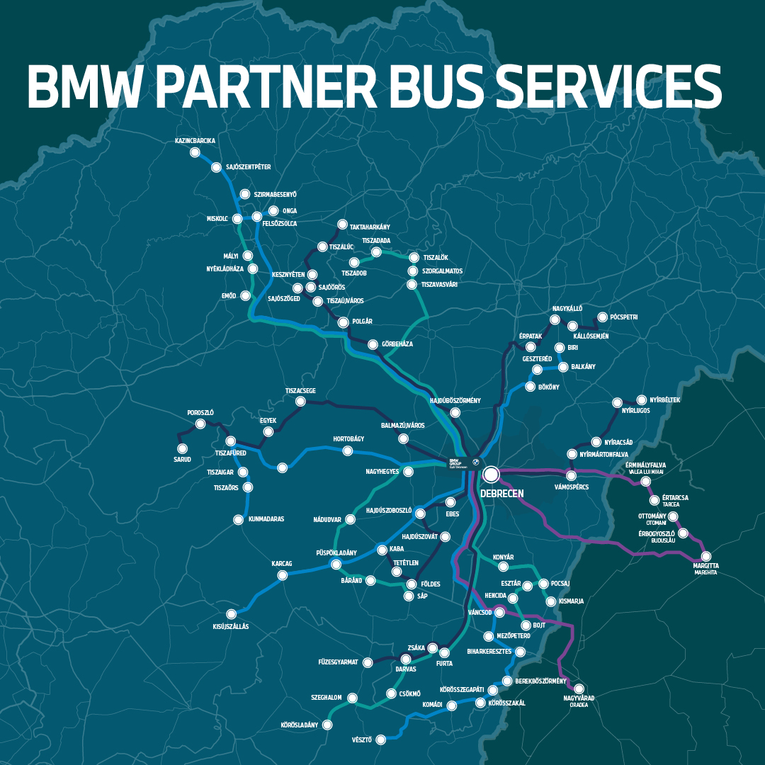 Map of a bus line