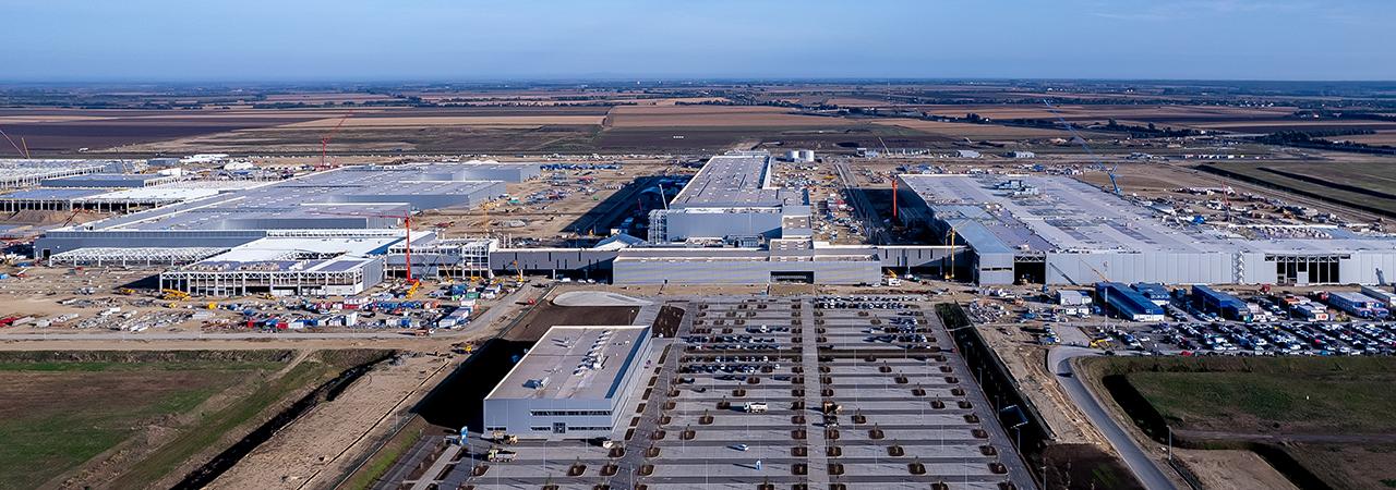 Aerial view of Plant Debrecen.