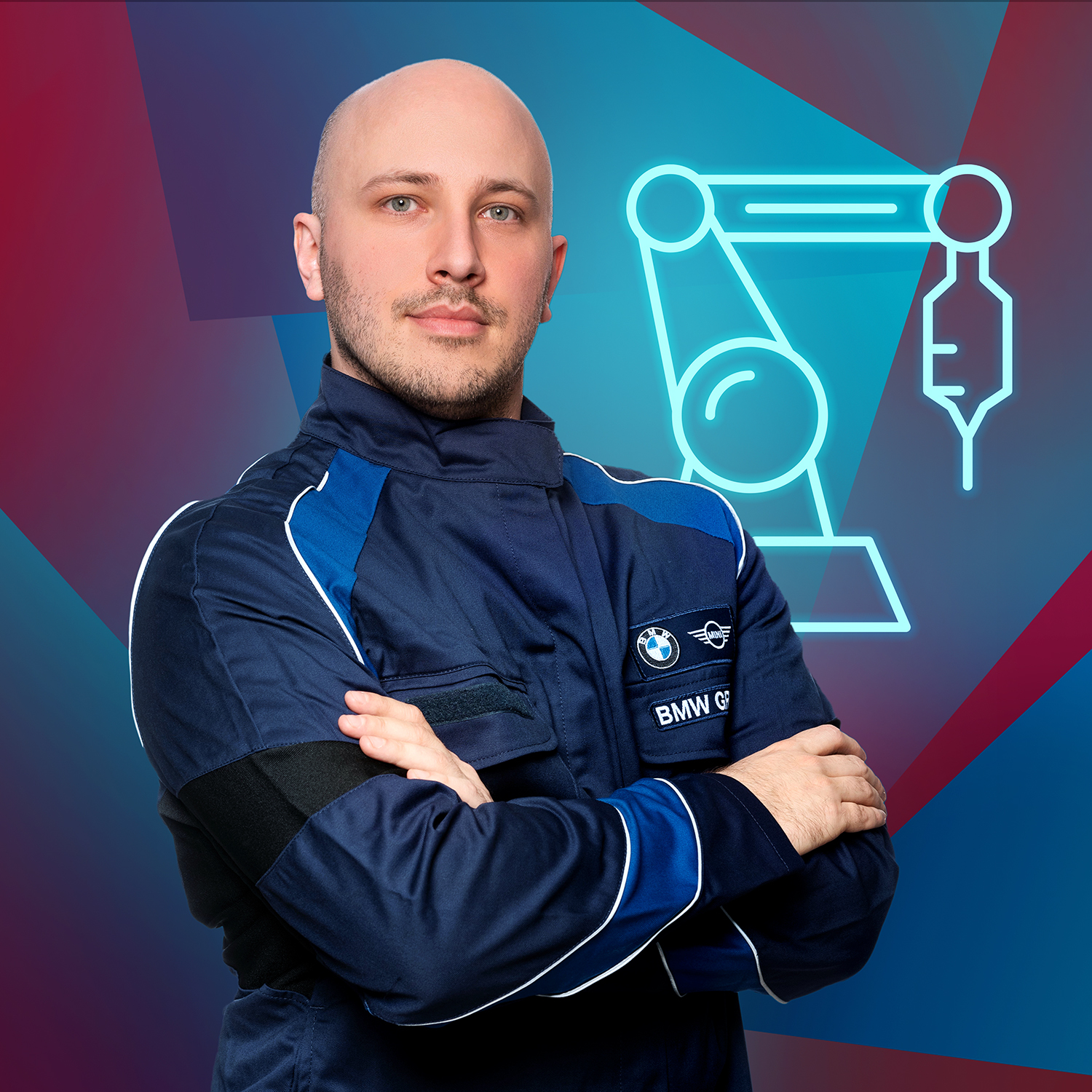 Maintenance team member in BMW Group Plant Debrecen.