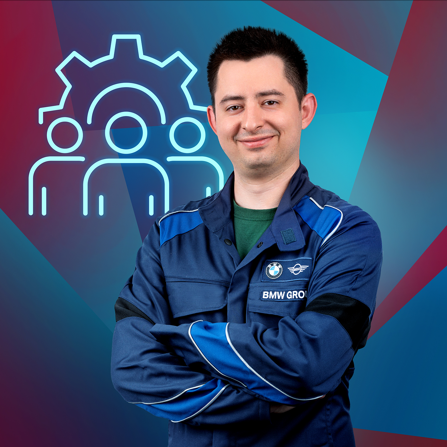 Maintenance team member in BMW Group Plant Debrecen.