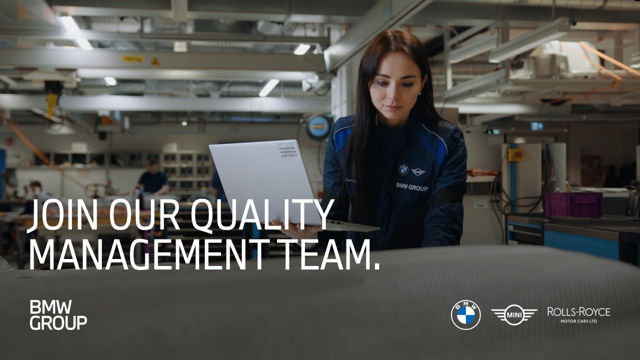 Working in Quality Management I BMW Group Careers.