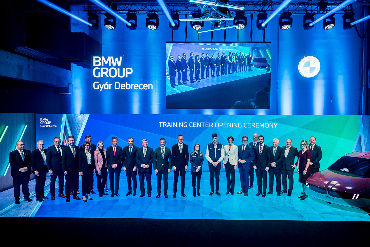 Opening Ceremony of the BMW Group Training Center in Hungary.