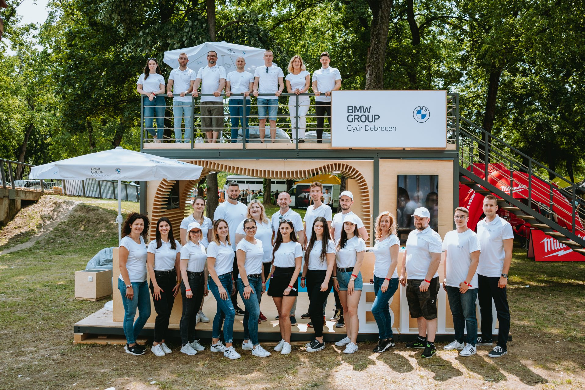 A BMW Group Gyár Debrecen csapata a Debrecen Drive-on.