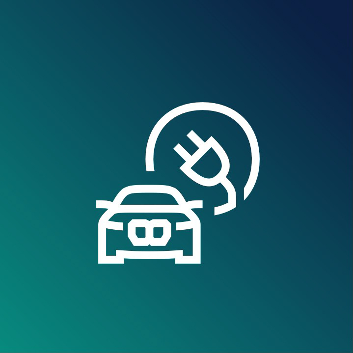 Icon shows a car and an electric charger
