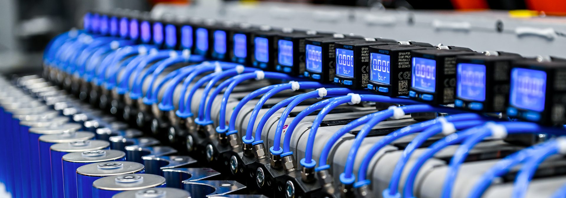 Részletfelvétel egy energiamodulról.