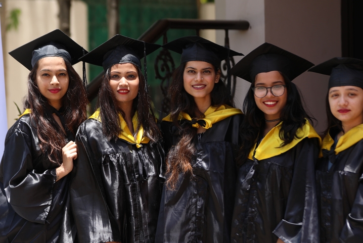 BMW employees at graduation ceremony.