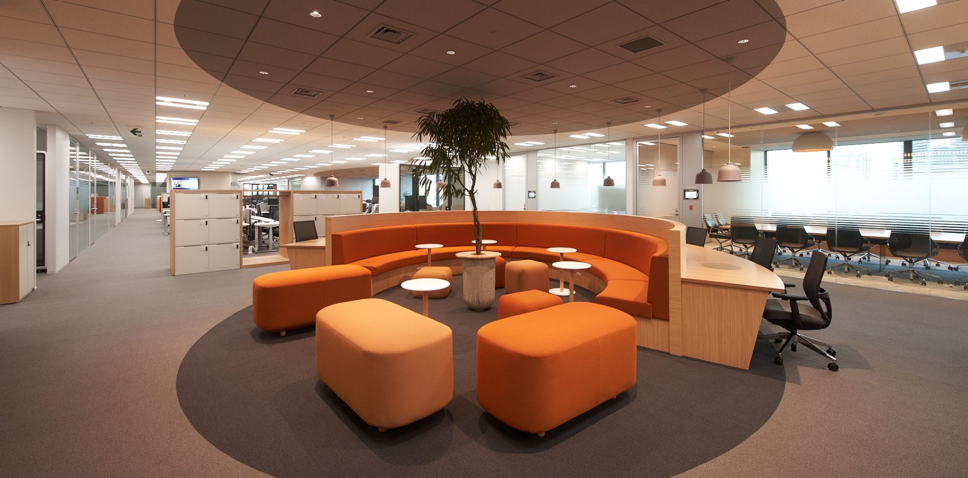 BMW Group Japan open meeting space.