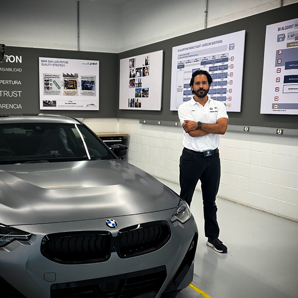 This picture shows BMW Group employee Sergio.