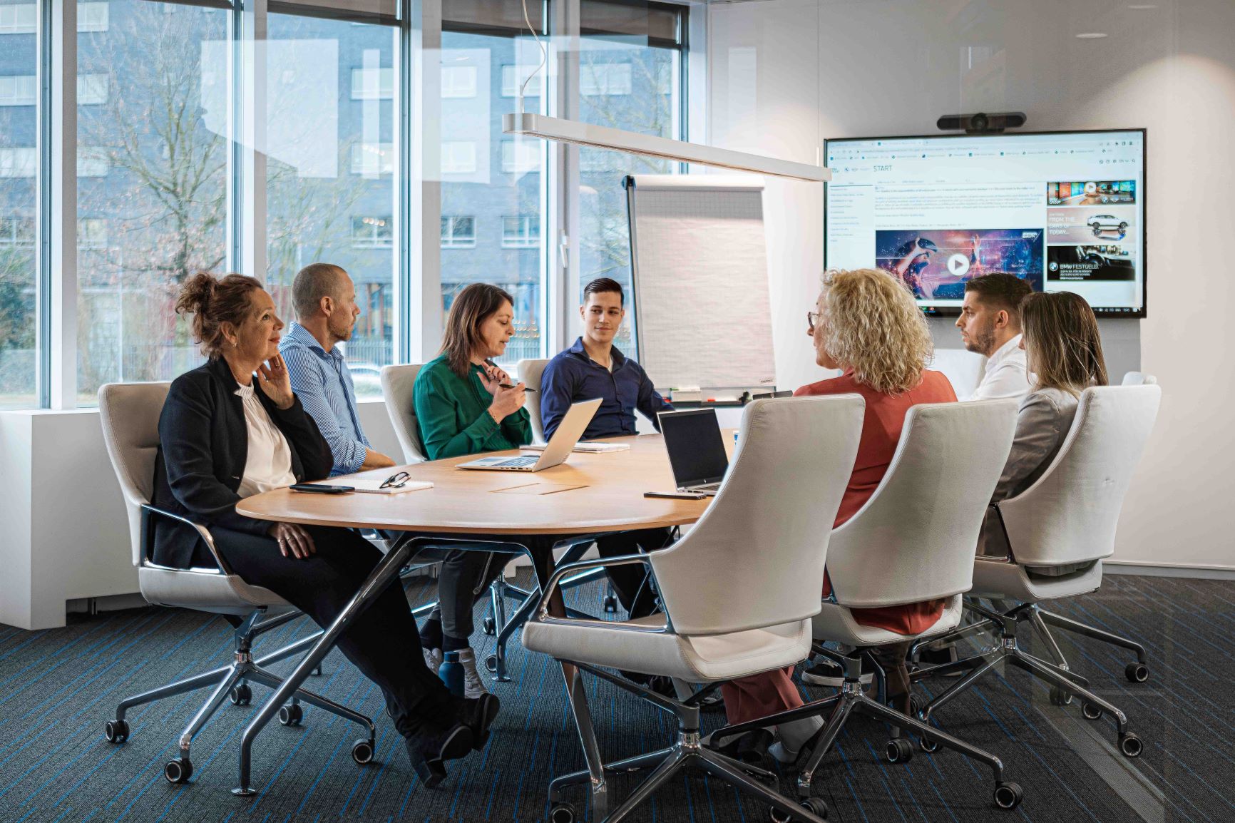 A group meeting at the BMW Group.