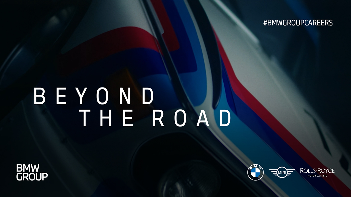 The thumbnail shows a BMW and the words “Beyond the road”.