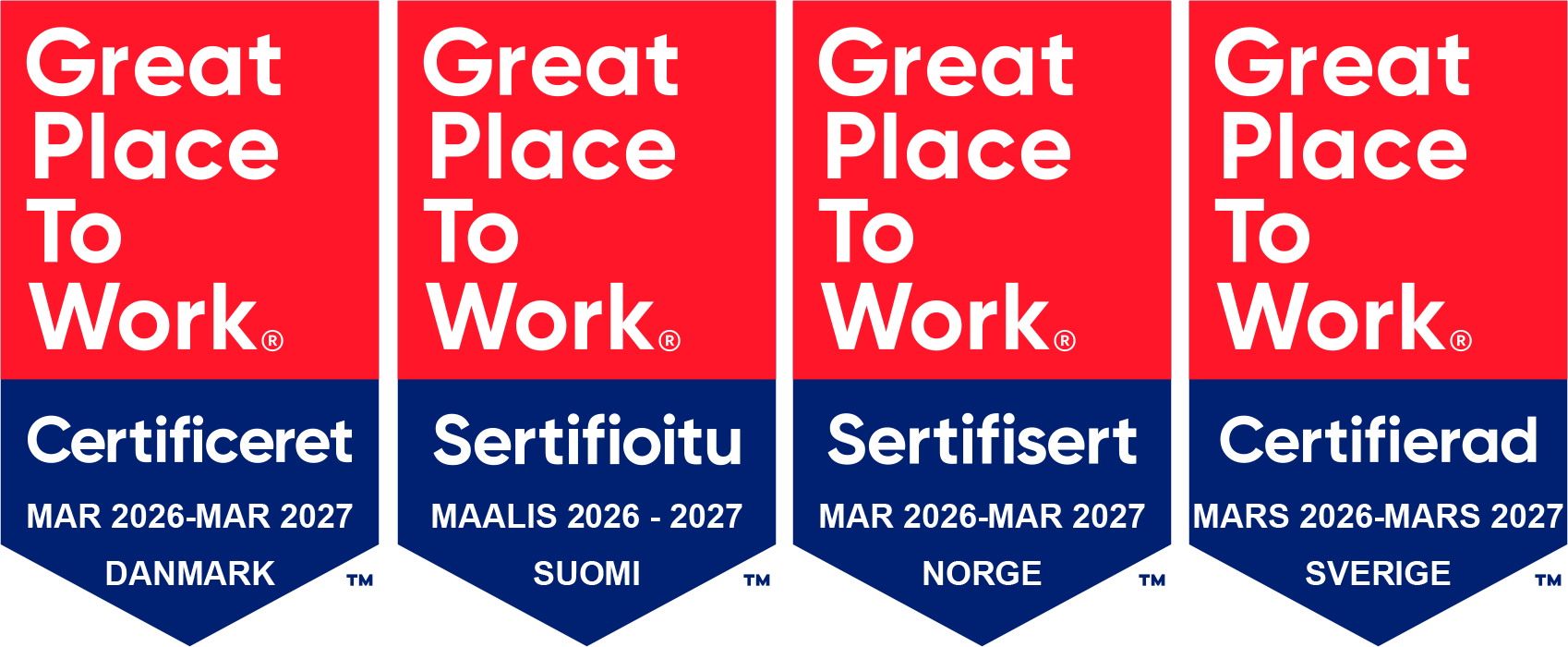 Great Place To Work Certificates