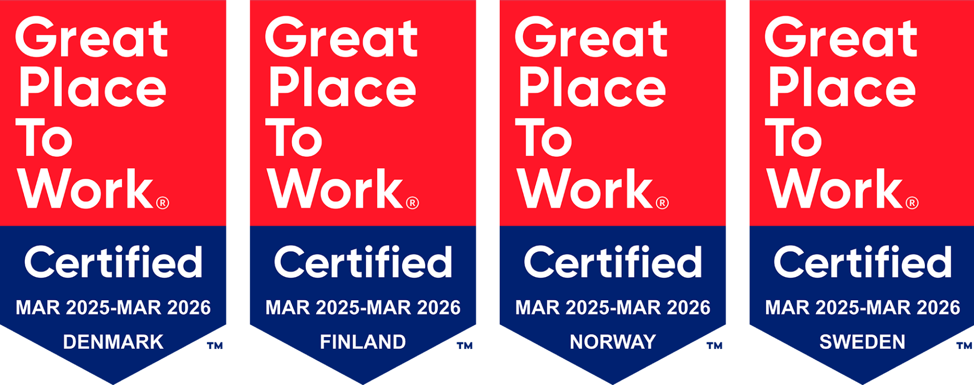 Great Place To Work Certificates