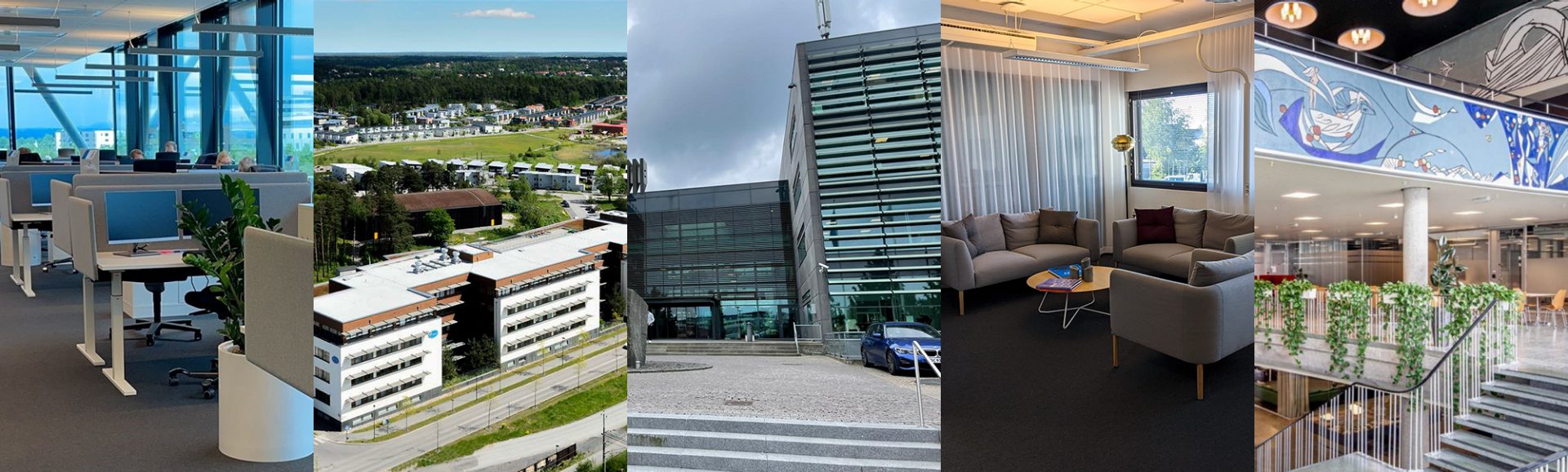 Collage of various BMW Group locations