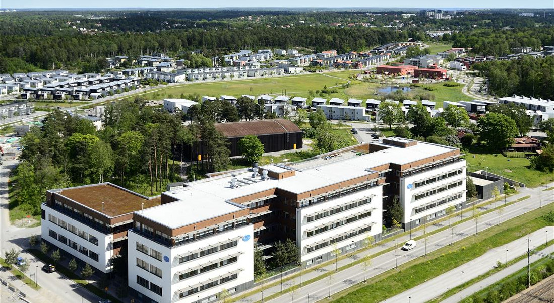 The picture shows the BMW Group office in Stockholm.