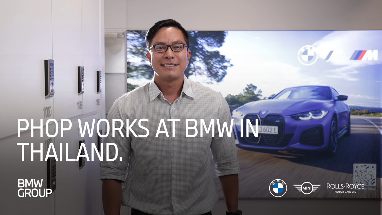 Phop works at BMW in Thailand I BMW Group Careers