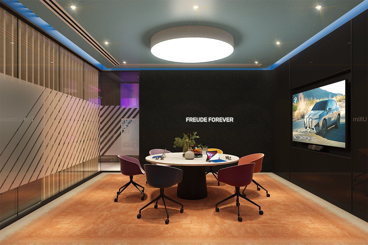 Sitting area in the BMW Group Bangkok office