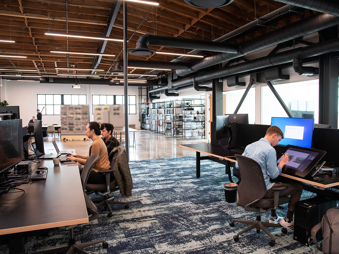 Inside image of the Designworks office in Santa Monica.