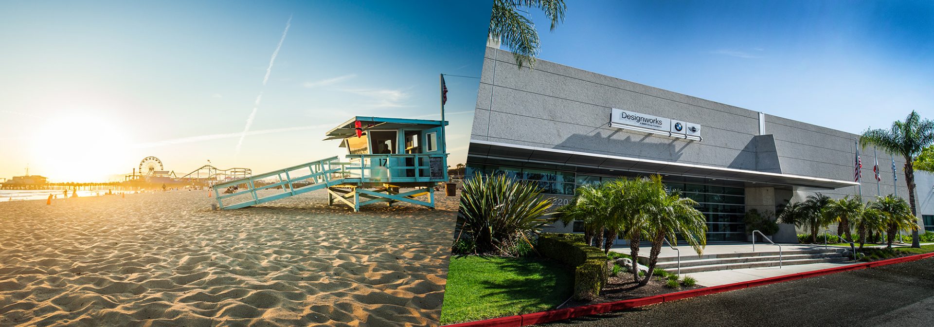 Image of the Designworks office building in Santa Monica