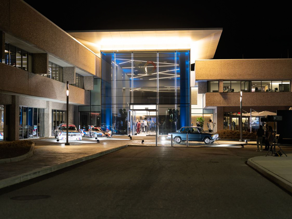 Outside image of the BMW Group office in Woodcliff Lake