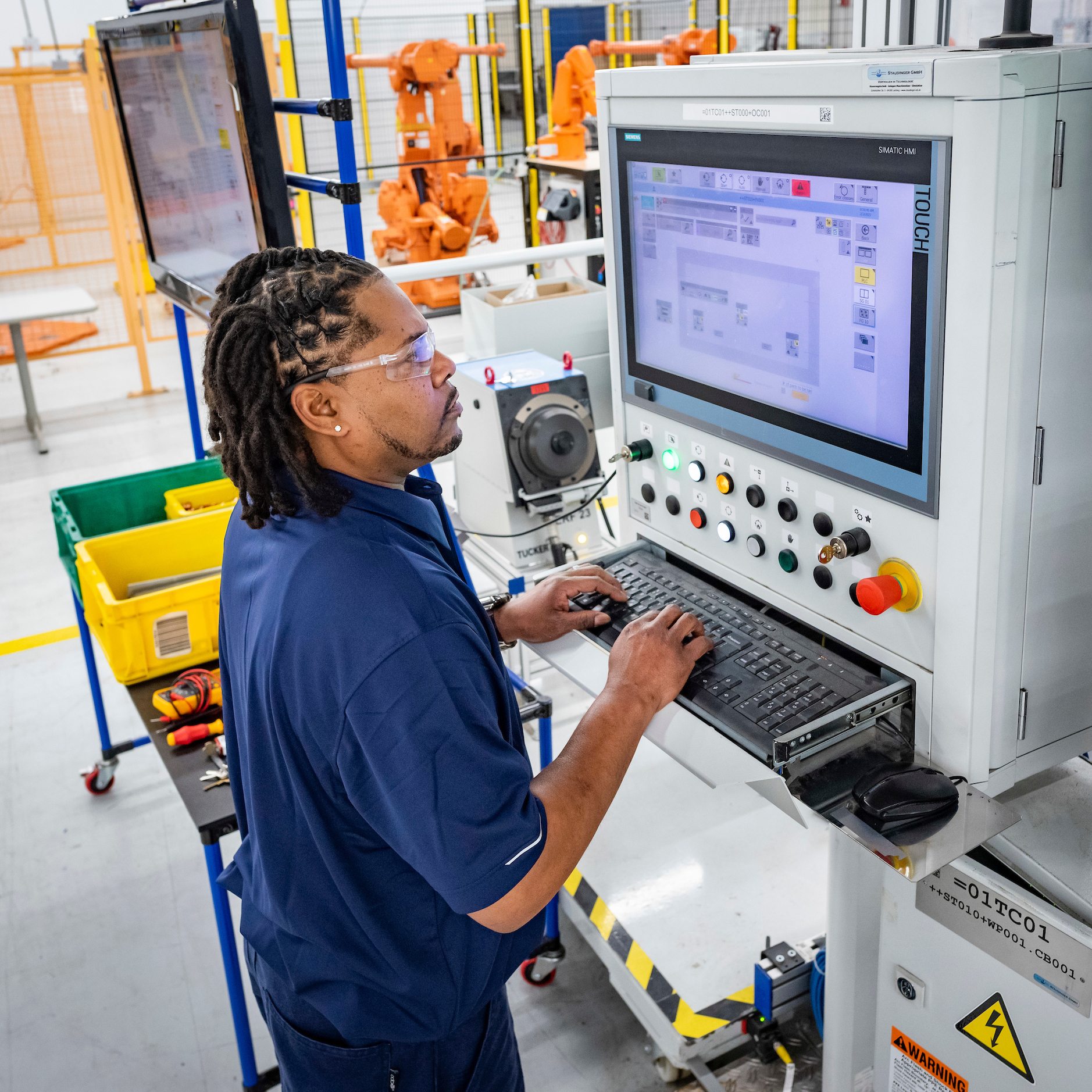 This picture shows a BMW Rising Scholar program participant.