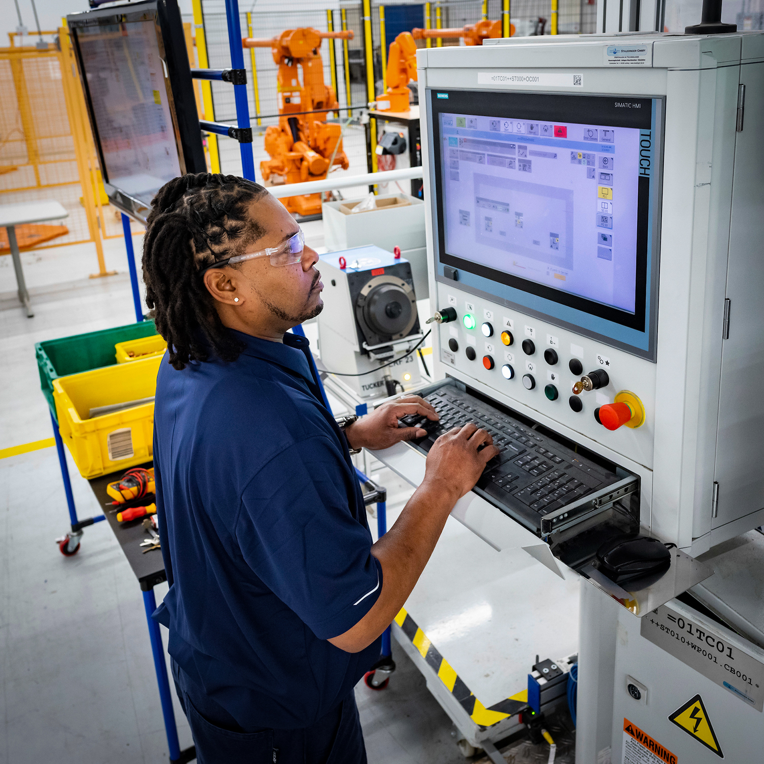 This picture shows a BMW Rising Scholar program participant.