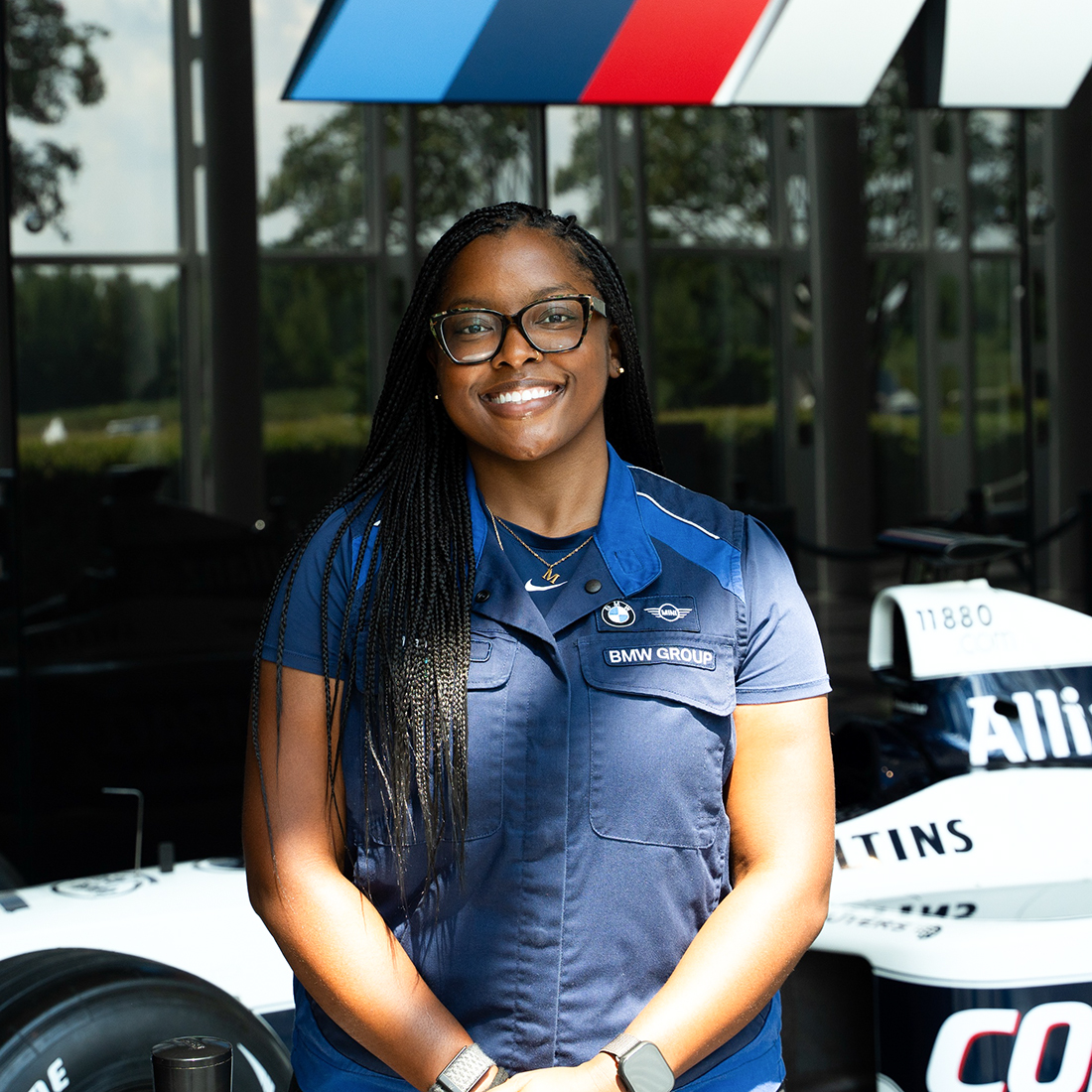 Portrait of BMW Group Pace Trainee Myah