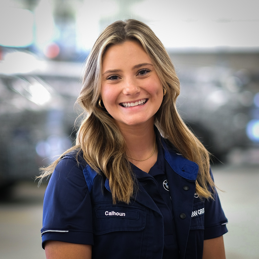 Portrait of BMW Group Pace Trainee Ashley