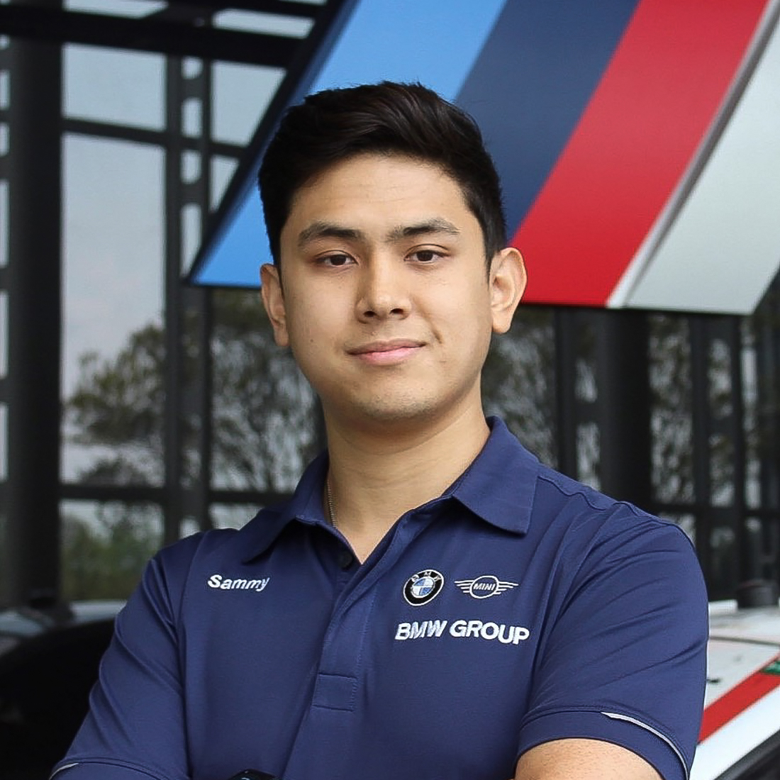 Portrait of BMW Group Pace Trainee Sammy