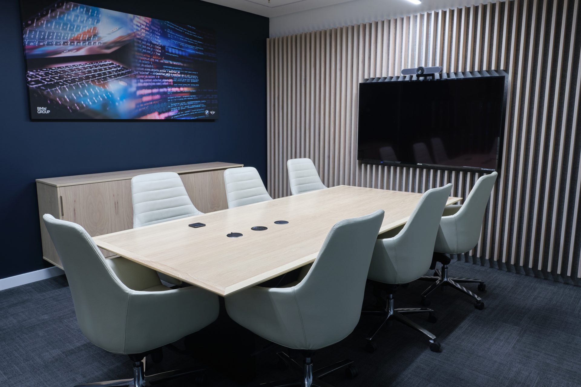 Meeting room in the IT Hub South Africa in Menlyn, Pretoria.
